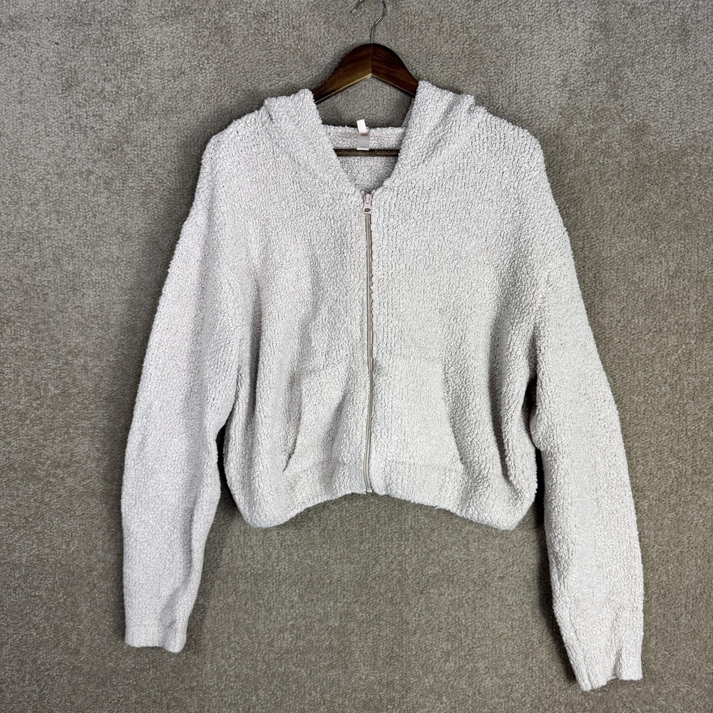 SKIMS Cream Hooded Sweatshirt